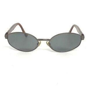 Persol 2042-S 601/31 Sunglasses Oval Metal Brown Tortoise Made Italy 55-18-135